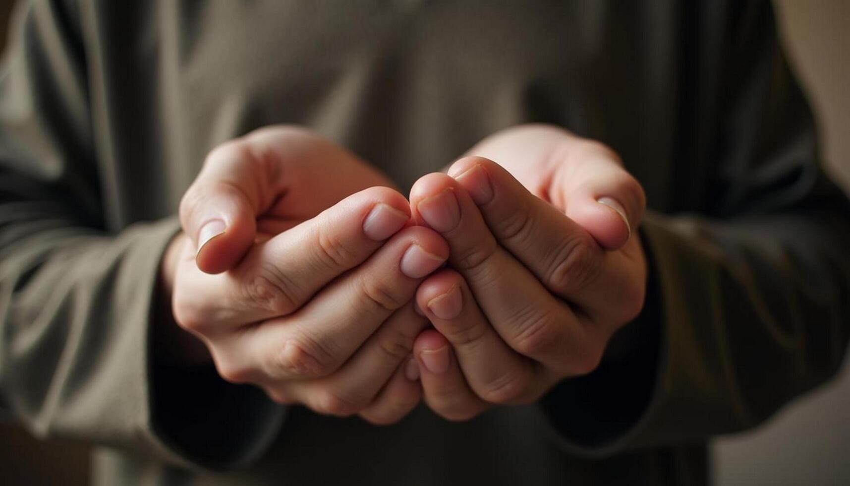 Open Hands Offering Help and Support Image photo