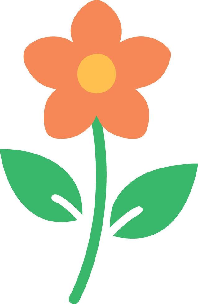 Vibrant Petal and Leaf Artwork vector