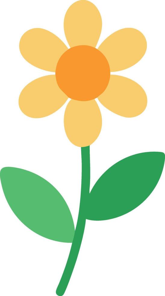 Creative Bloom and Leaf Illustration vector