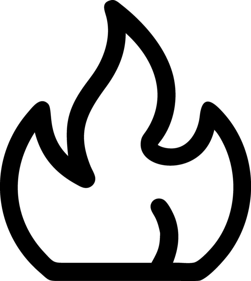 Creative Flame Artwork Concept vector