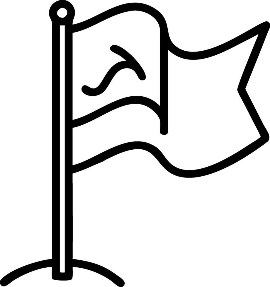 Decorative Flag Emblem Artwork vector