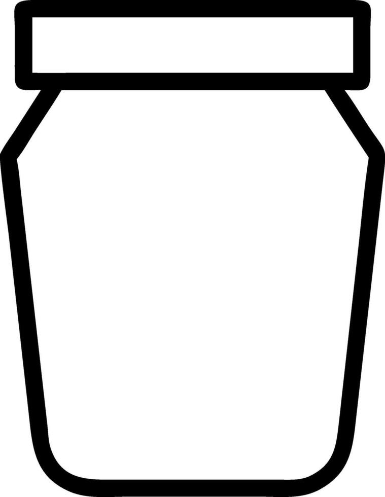 Geometric Glass Jar Composition vector