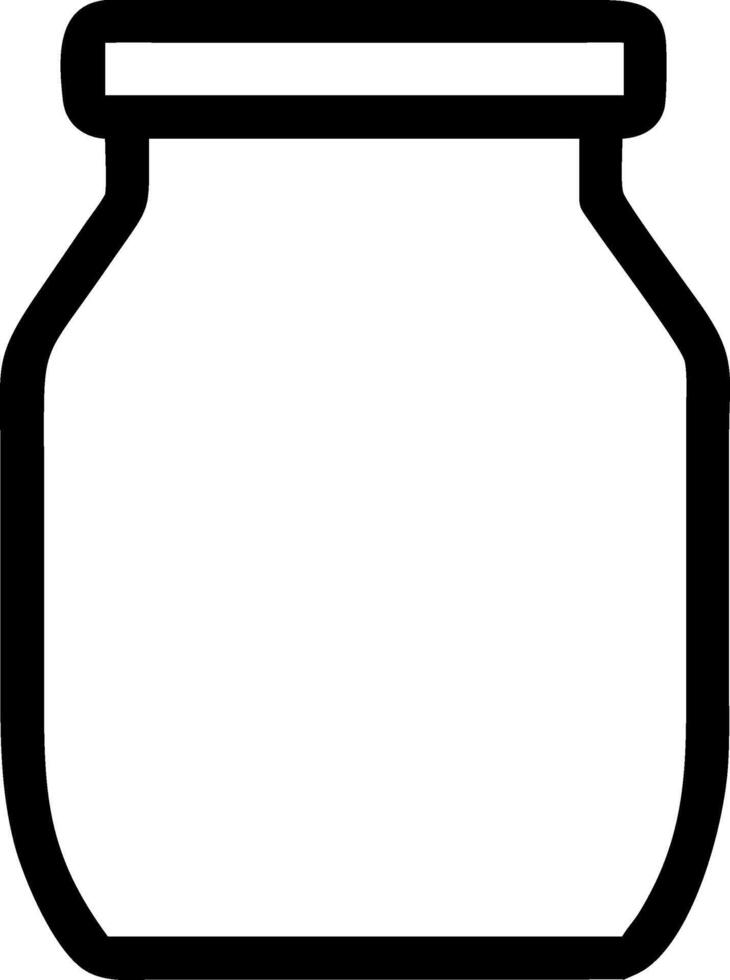 Decorative Empty Jar Composition vector