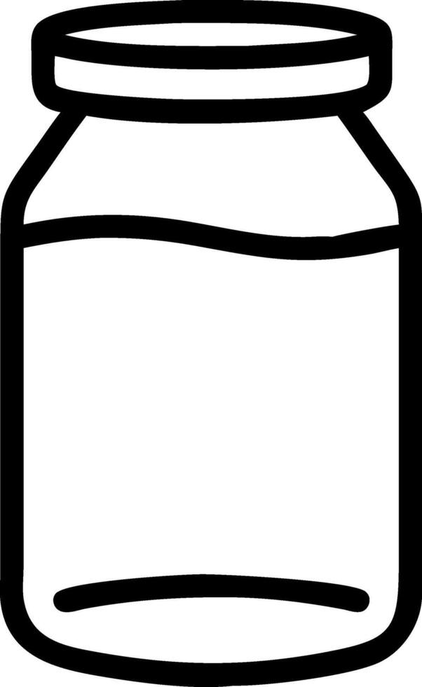 Simple Yet Stylish Jar Design vector