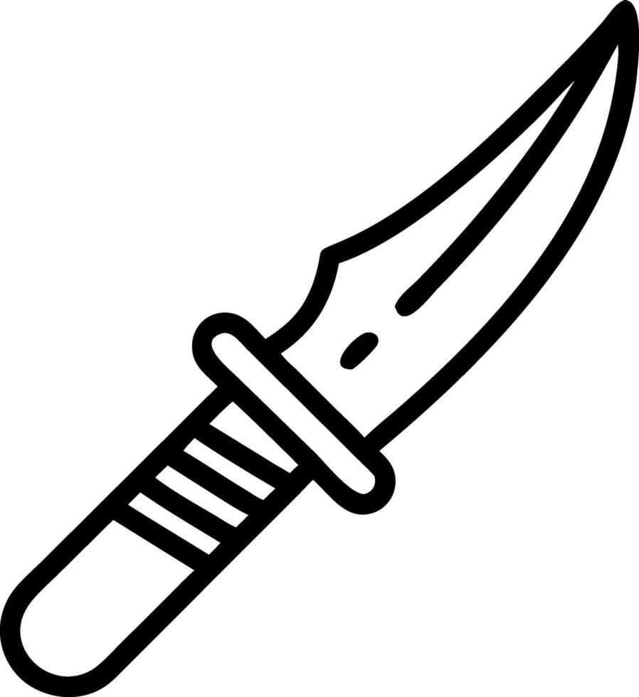 Intricate Dagger Blade Art vector