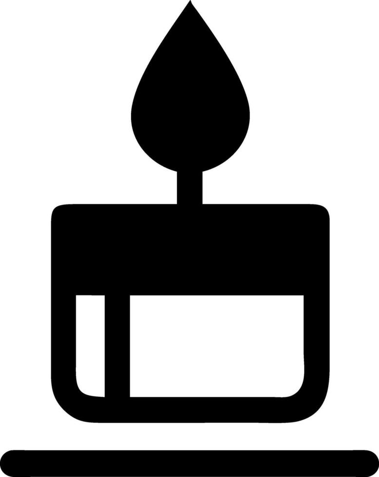Beautifully Carved Candle Art vector