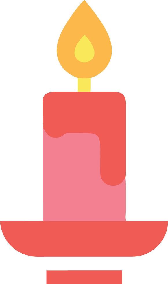 Elegant Candle Design Concept vector