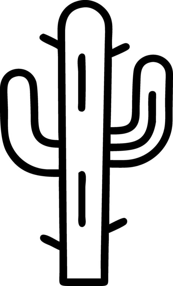 Simple and Clean Cactus Logo vector