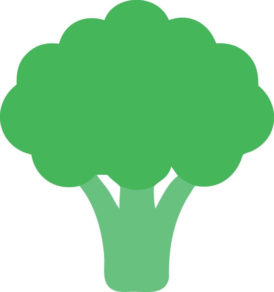 Modern Broccoli Design Concept vector