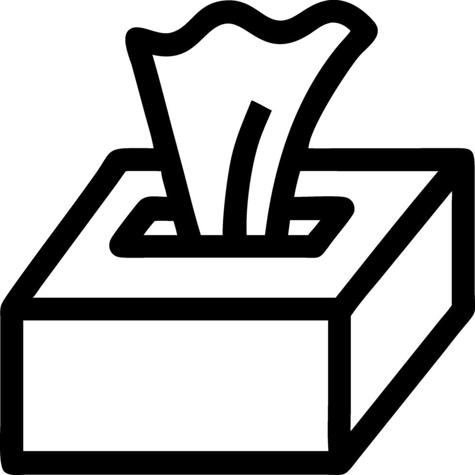 Creative and Unique Tissue Box Idea vector