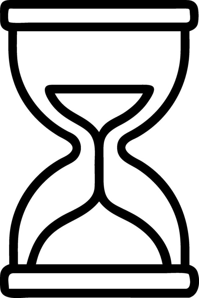 Artistic Hourglass with Detailed Patterns vector