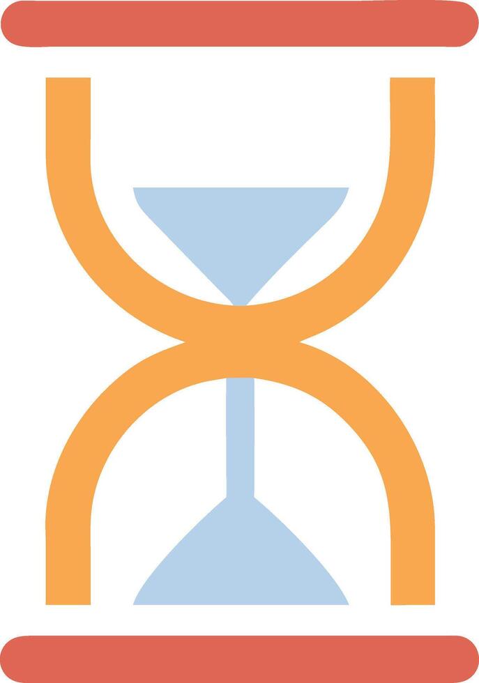 Vintage-Inspired Hourglass with Intricate Details vector
