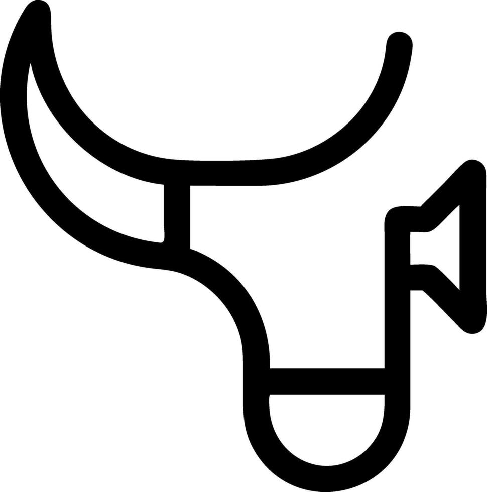 Mythical Horns Concept for Fantasy Theme vector