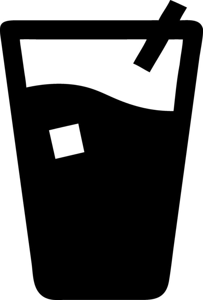 Refreshing Glass of Cola with Sparkling Details vector