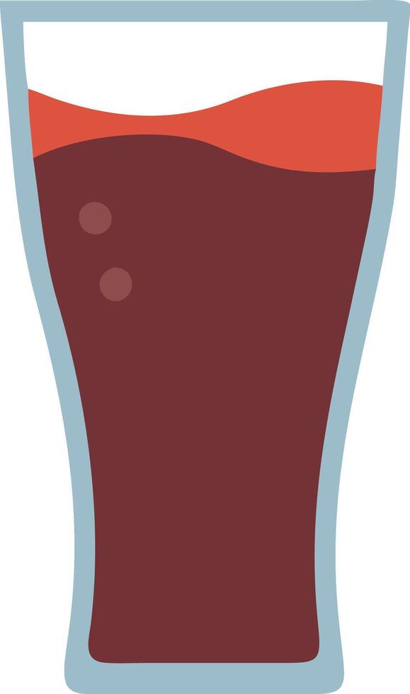 Minimalist Glass of Cola Icon Design vector