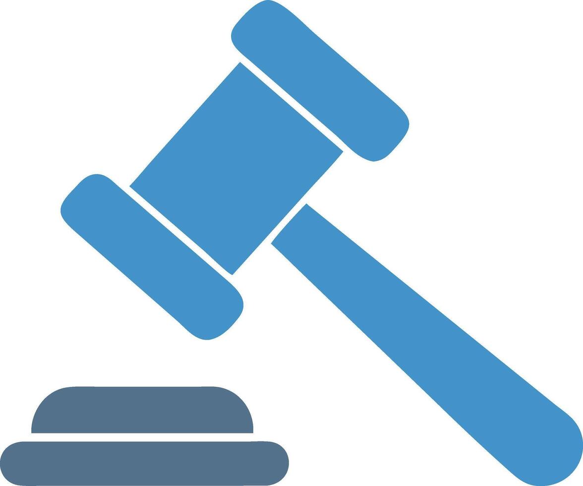 Whimsical Gavel Artwork with Playful Accents vector