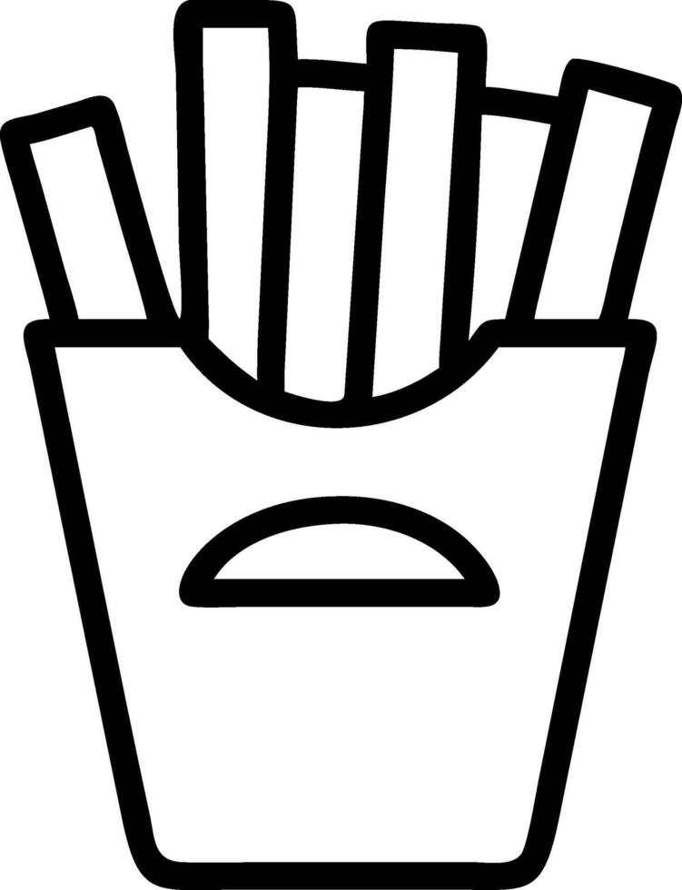 Realistic French Fries with Crispy Texture vector
