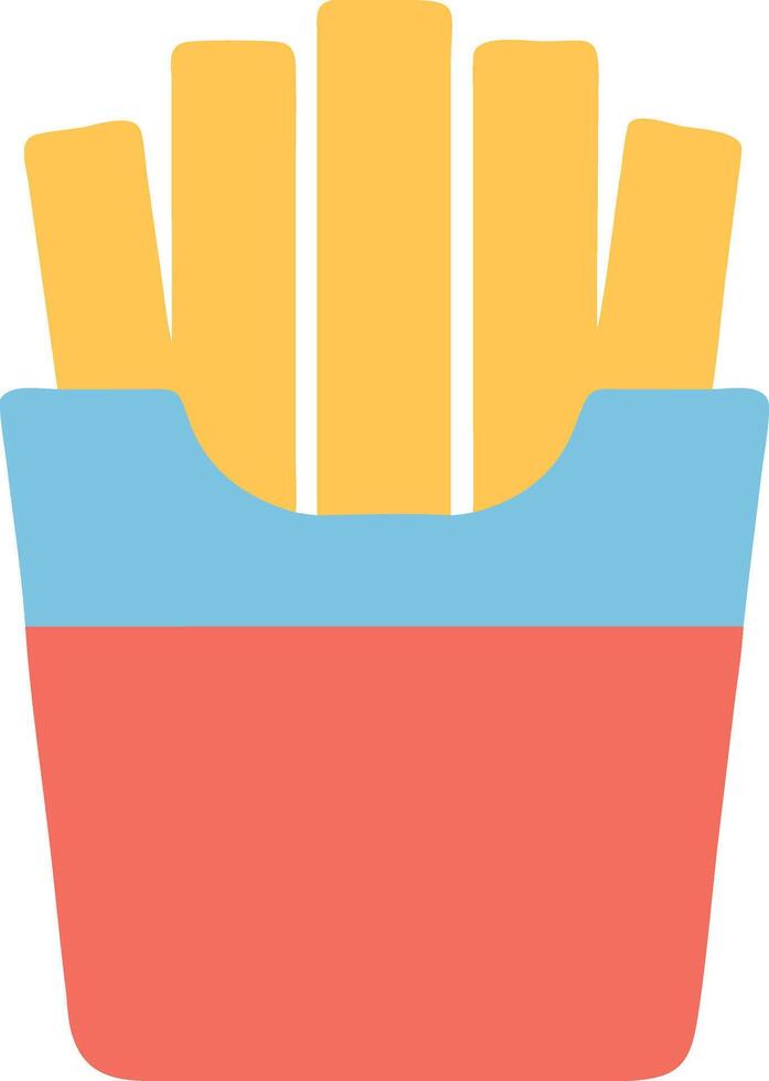 Classic French Fries Illustration vector