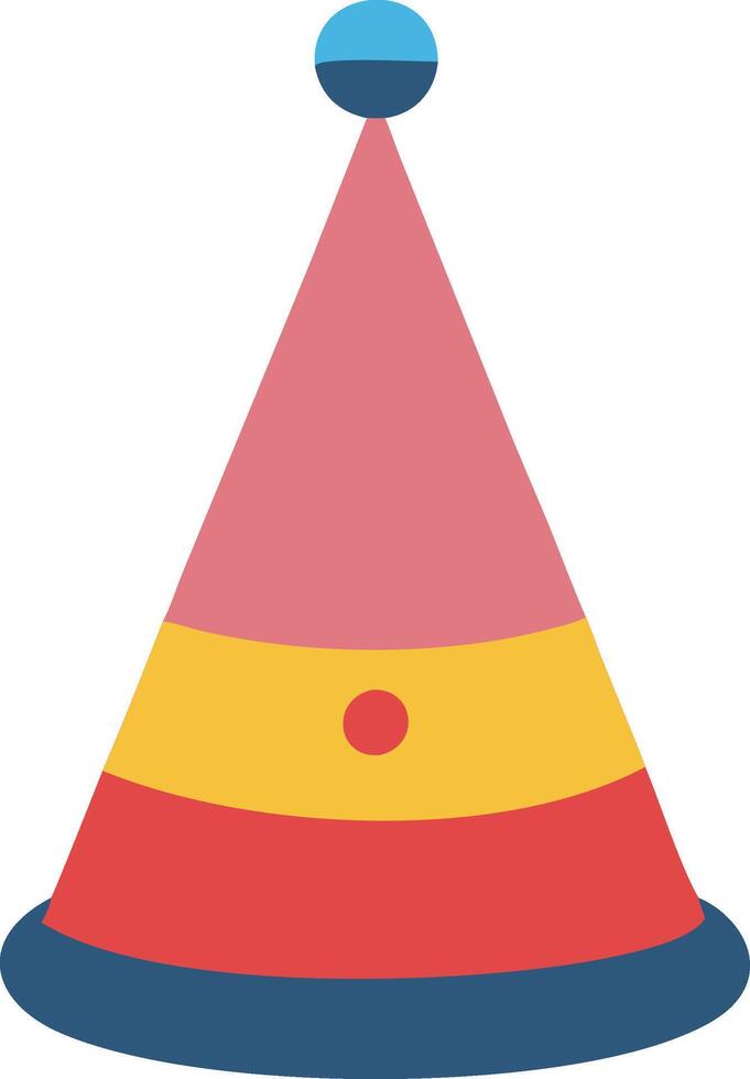 Minimalist Dunce Cap with Simple Lines vector