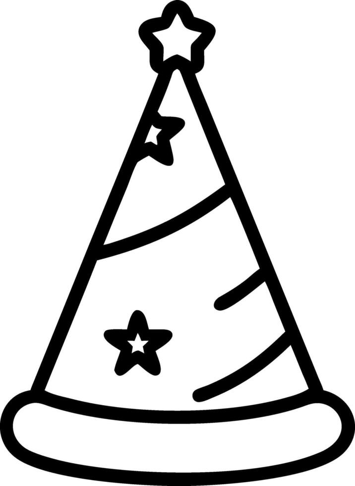 Bold and Graphic Dunce Hat Icon vector