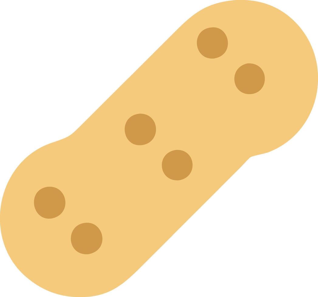 Simple and Stylish Dog Biscuit Concept vector