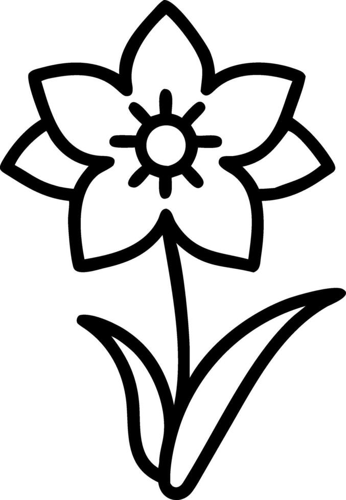 Realistic Daffodil Artwork with Fine Details vector