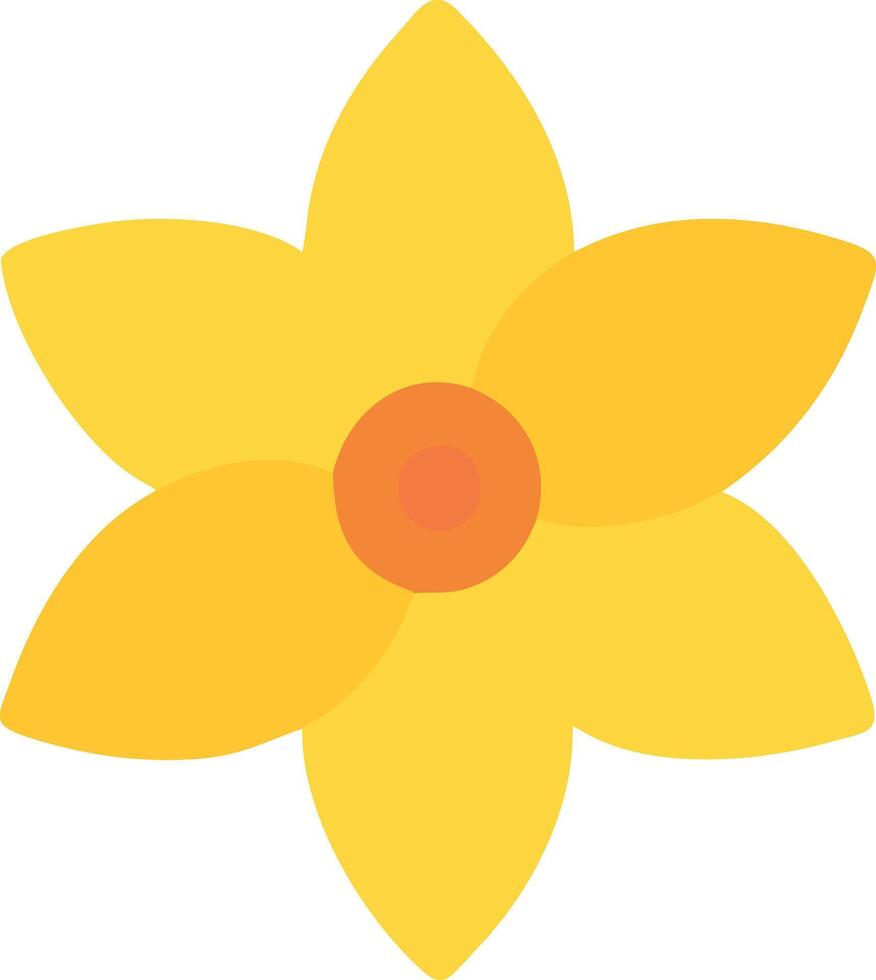 Hand-Drawn Daffodil with Delicate Petals vector