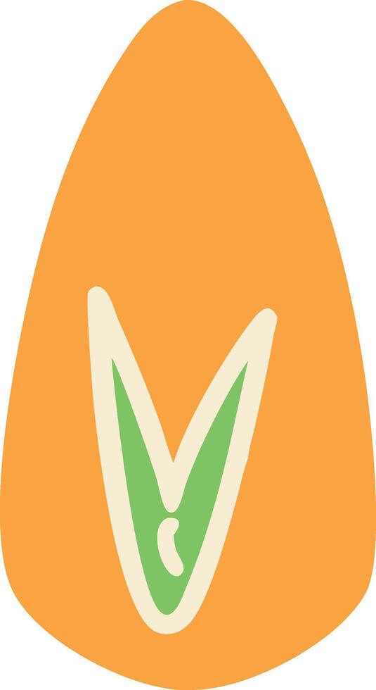 Whimsical Corn Stalk with Chalk Sketch vector