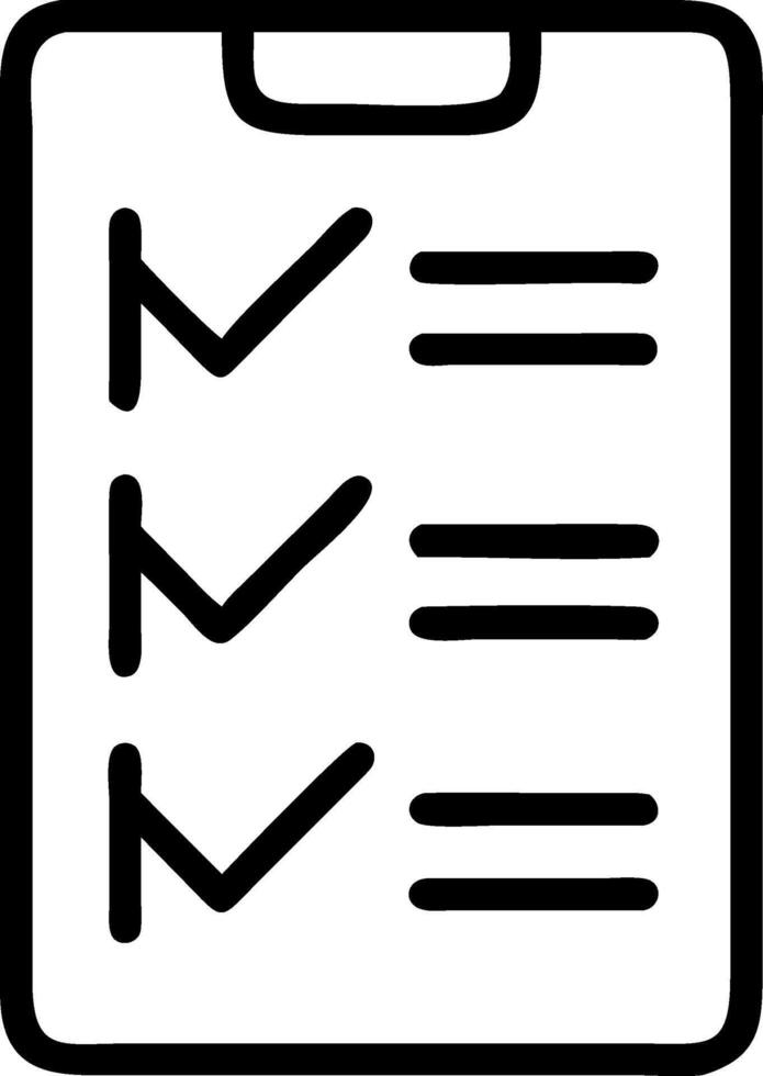 Creative Hand-Drawn Check-List Design vector