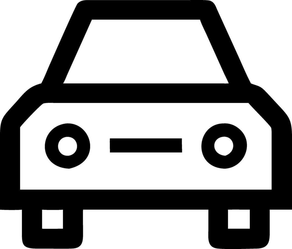 Cute Compact City Car Design vector