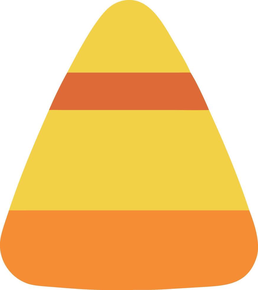 Halloween-Themed Candy Corn Artwork vector