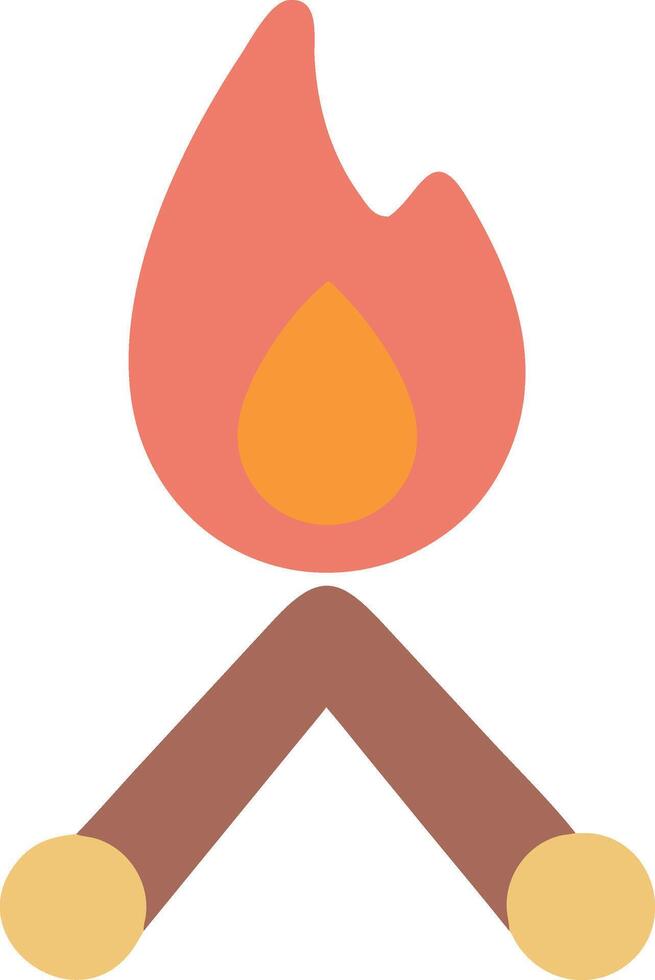 Minimalist Roasting Stick Concept vector