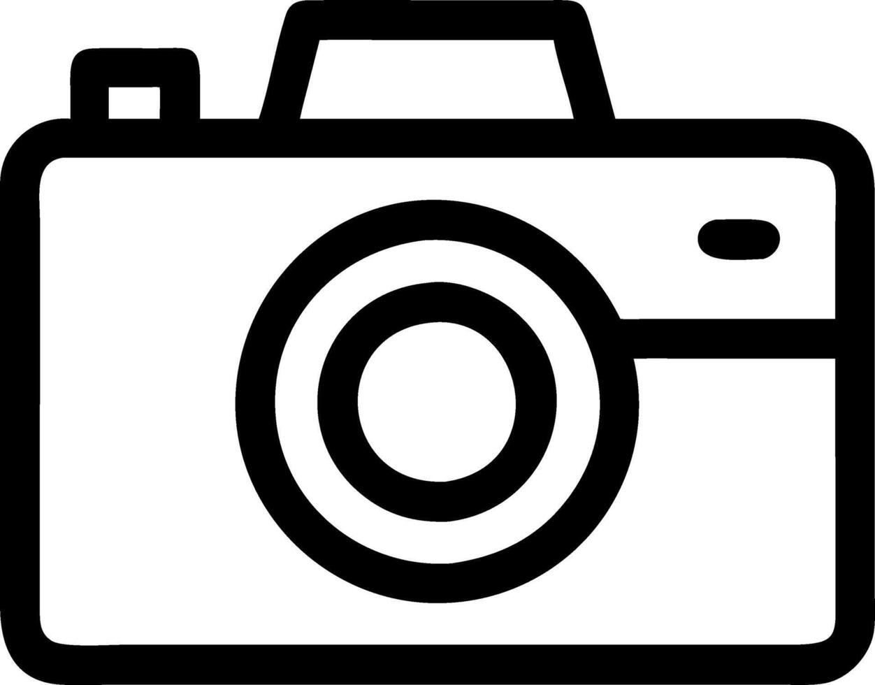 Stylish Camera and Tripod Illustration vector