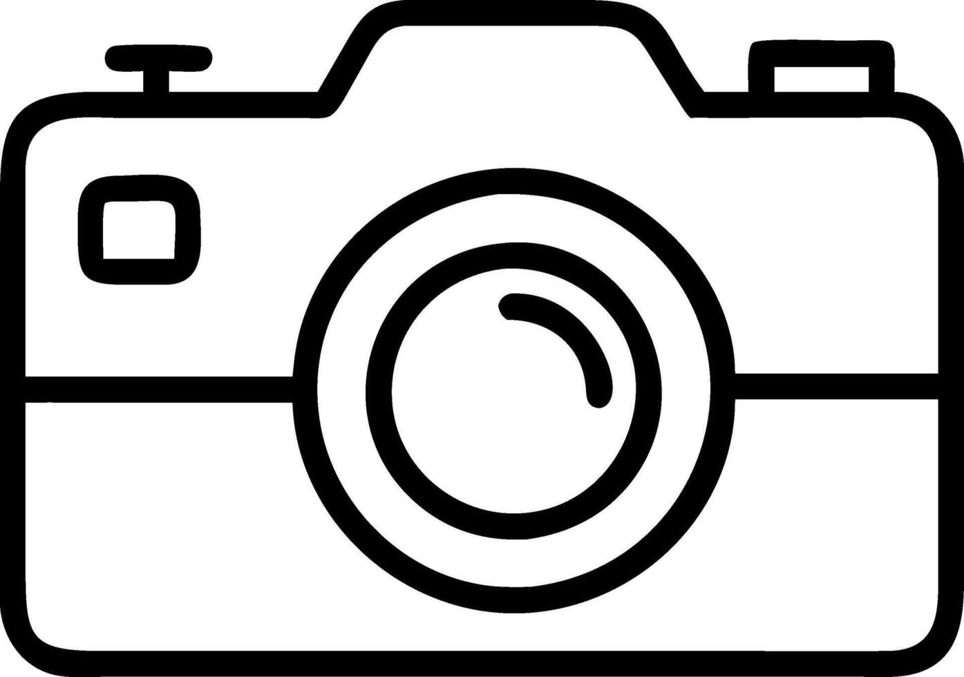 Minimalist Photography Camera Design vector