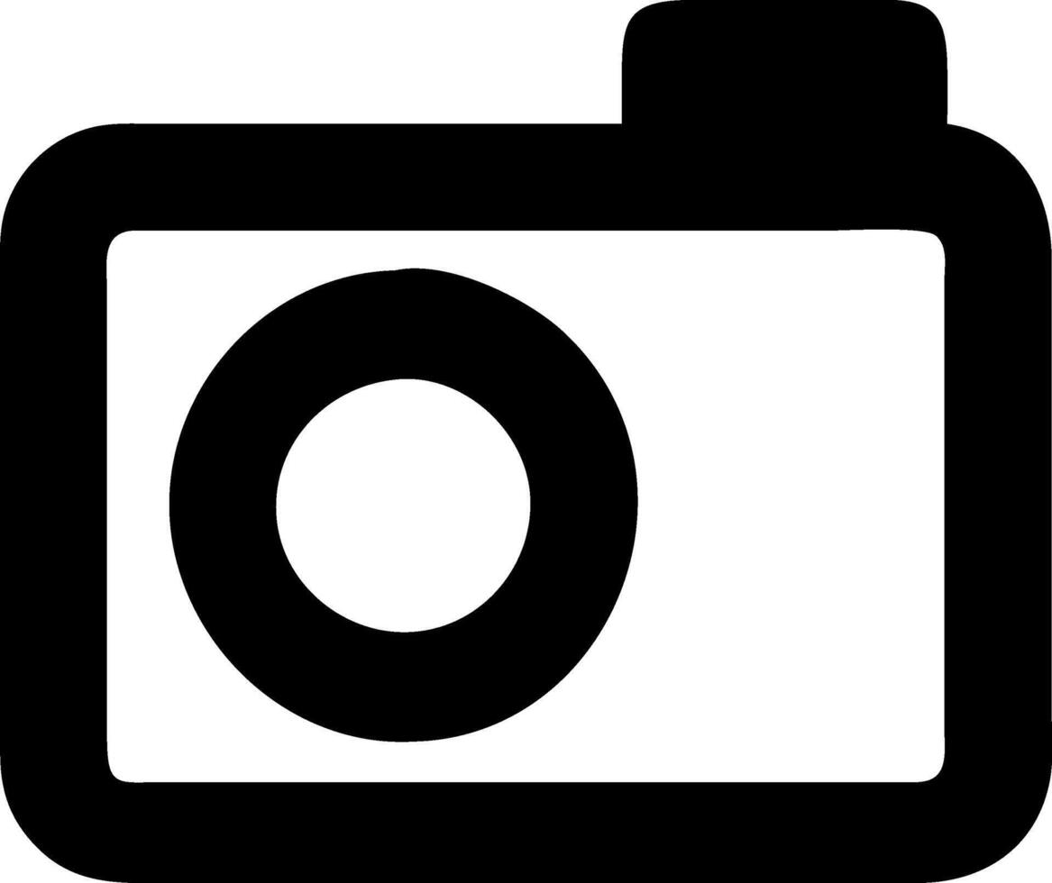 Abstract Camera Silhouette Illustration vector