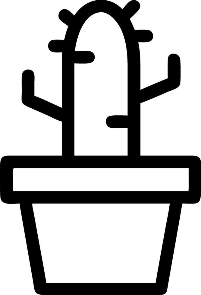 Creative Potted Cactus Arrangement vector