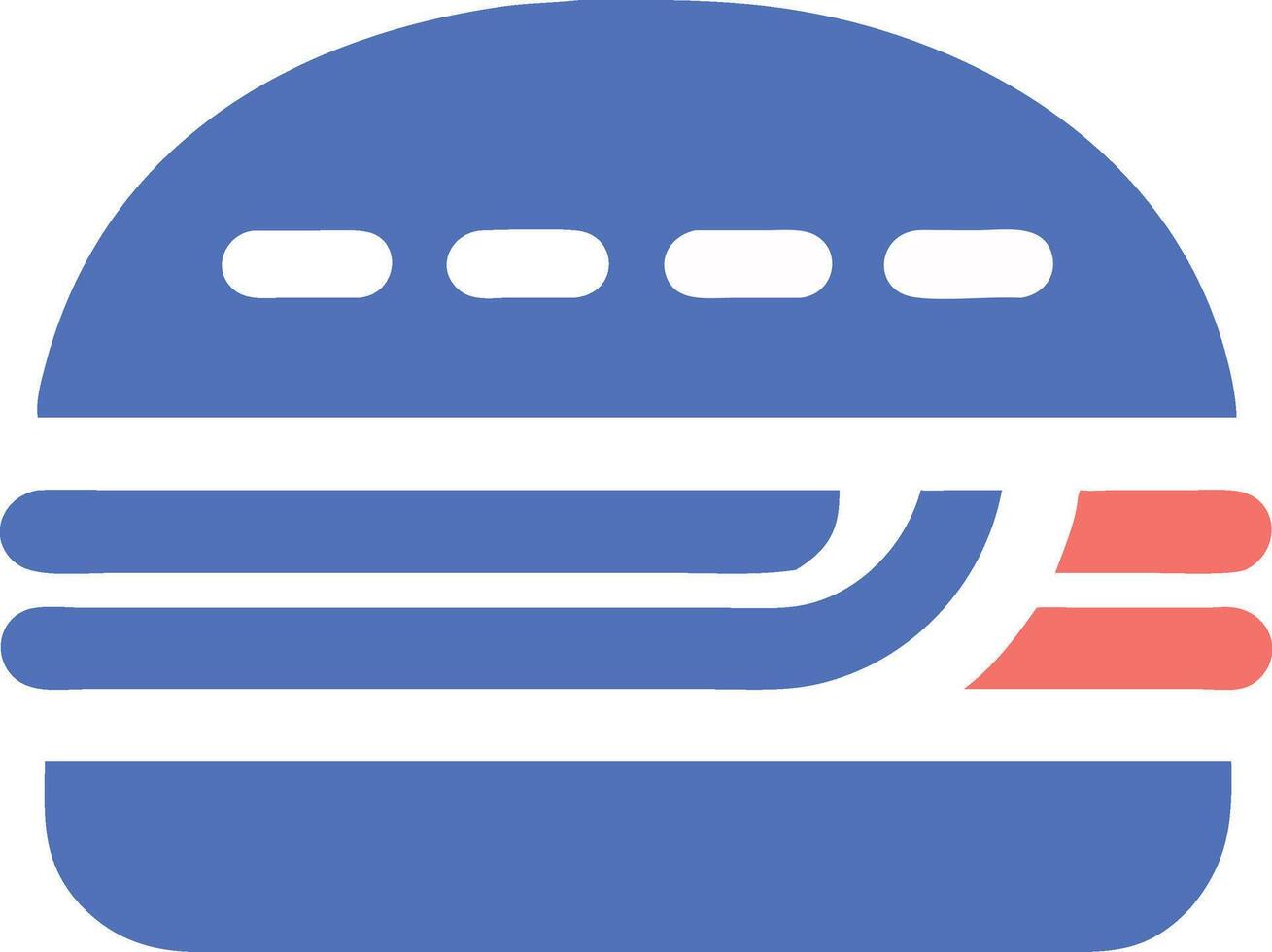 Retro Burger Shop Design Illustration vector