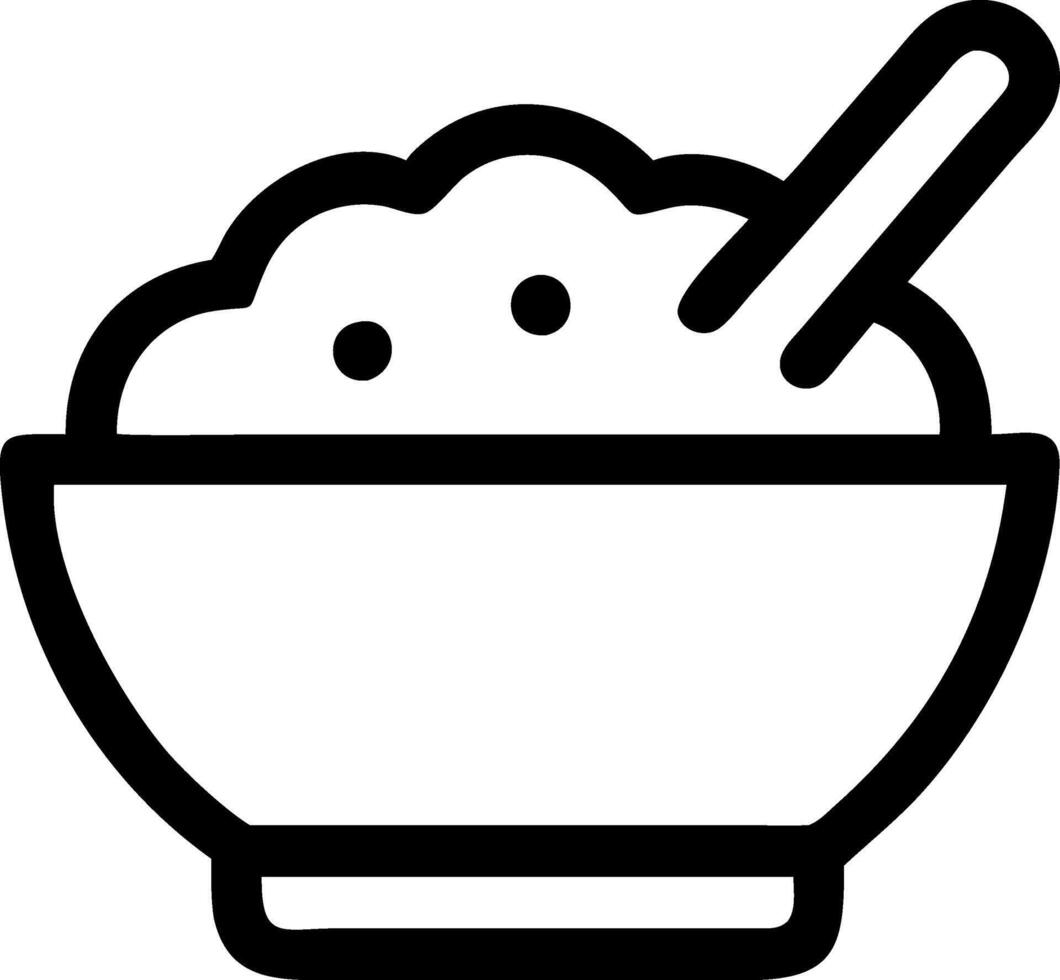 Wholesome Morning Porridge Artwork vector