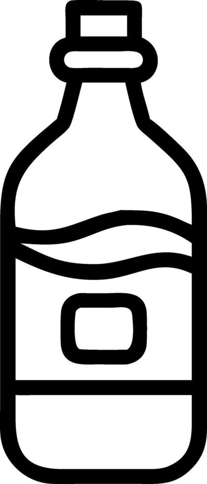 Hand-Drawn Classic Bottle Artwork vector