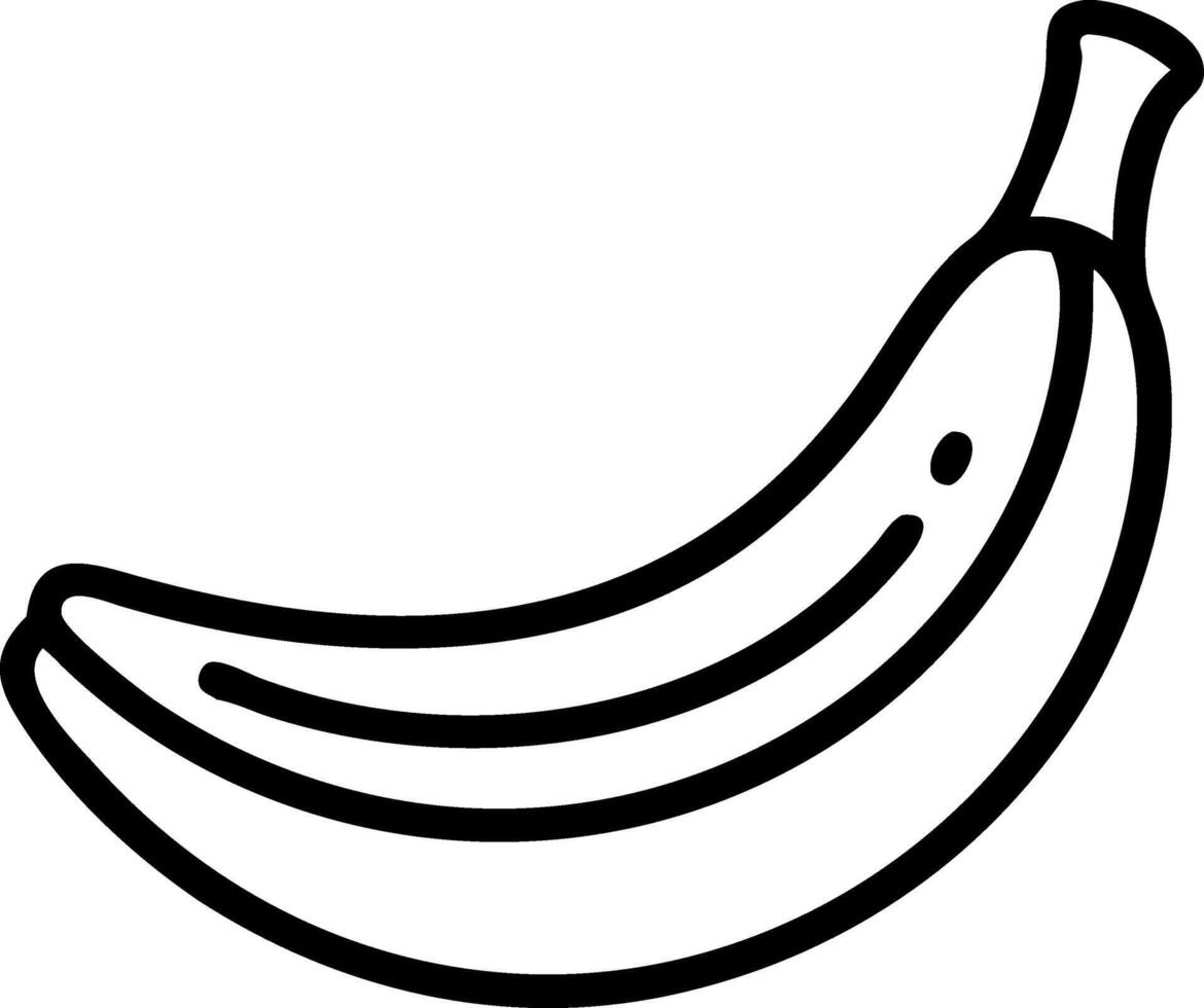 Decorative Banana for Packaging vector