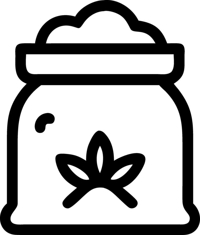Playful and Whimsical Cannabis Bag Art vector