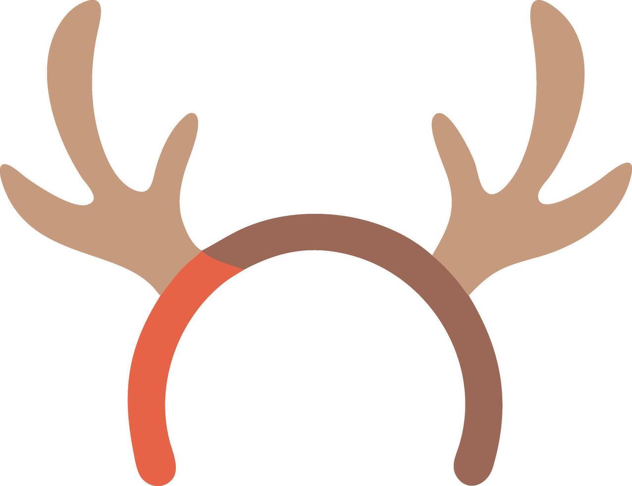 Bold and Abstract Antlers Design vector