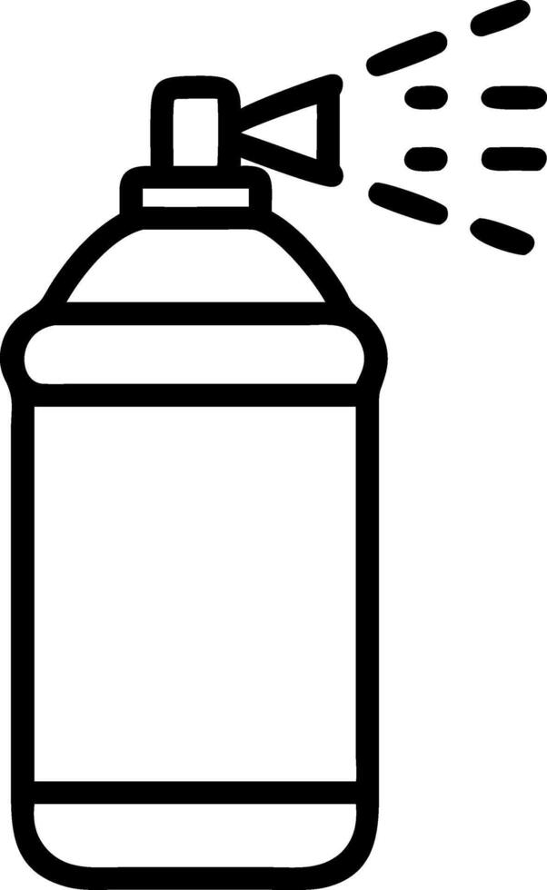 Bold and Vibrant Spray Can Illustration vector