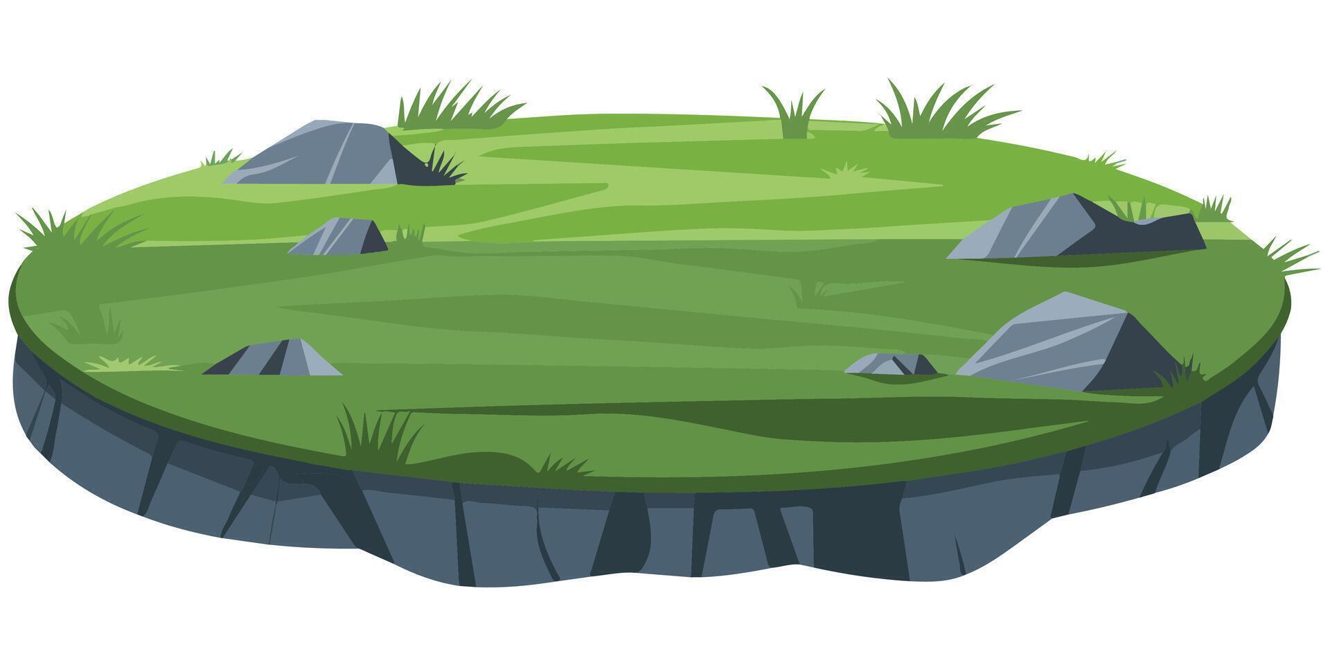Nature landscape icon vector