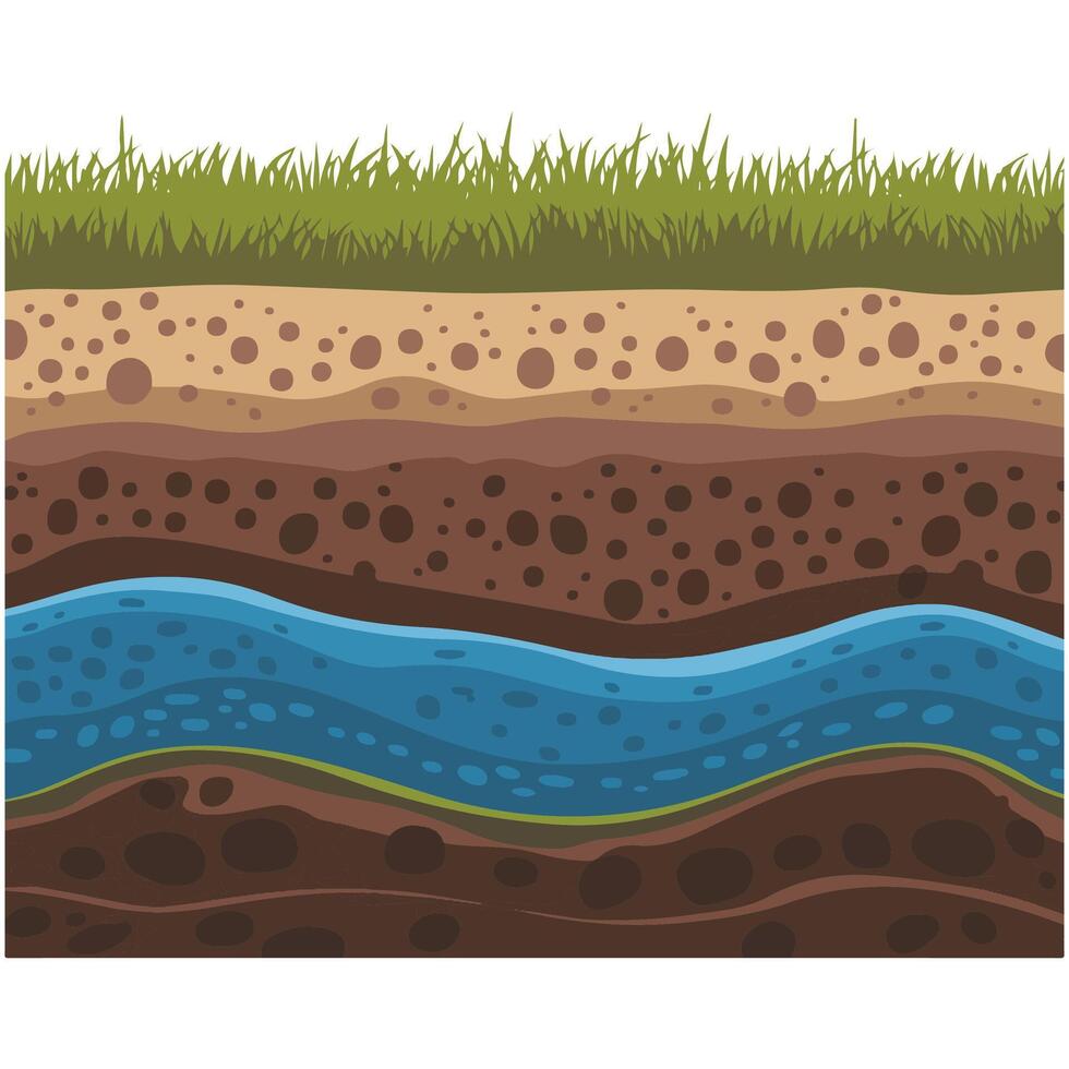 Landscape section icon vector