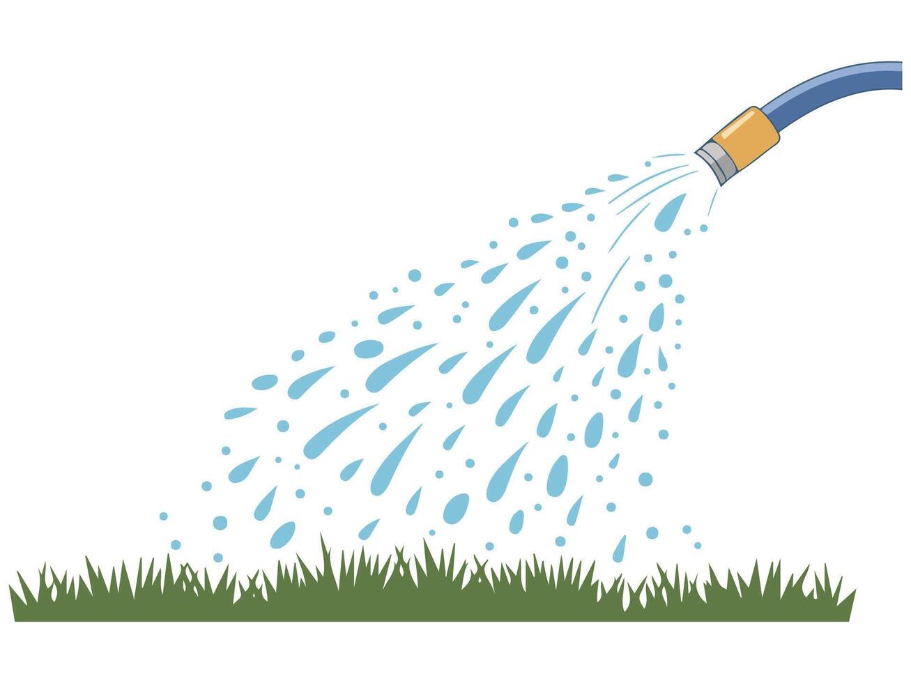 Garden hose icon vector