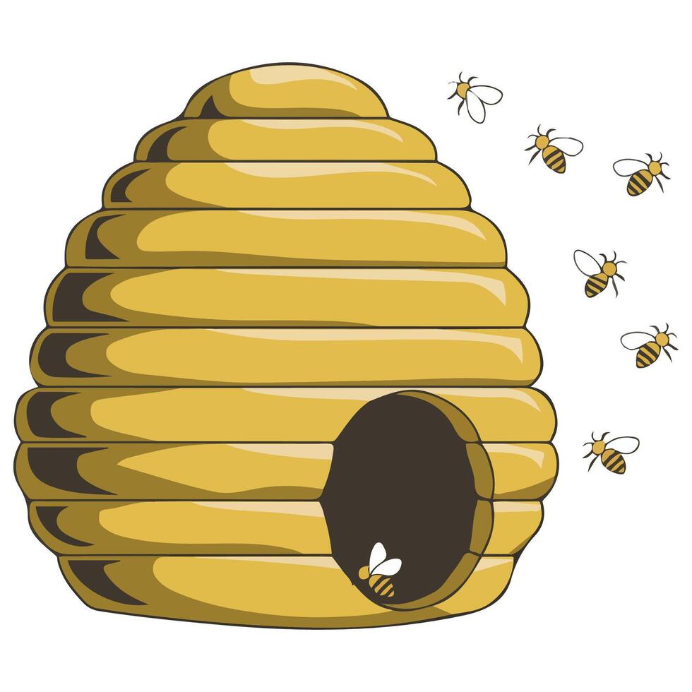 Beehive icon design vector
