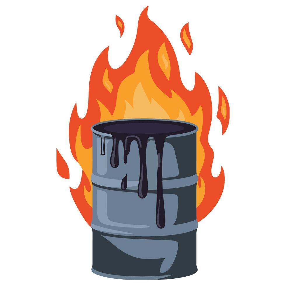 Oil barrel icon design vector
