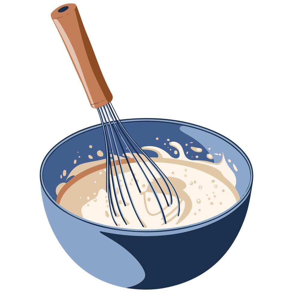 Cooking whisk icon vector
