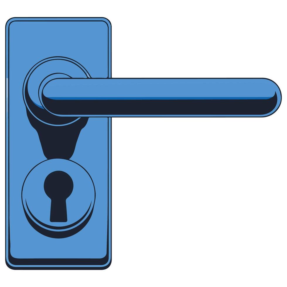 Door handle icon vector